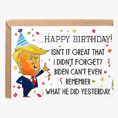 Trump Birthday Card