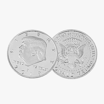 Donald J Trump Silver Coin